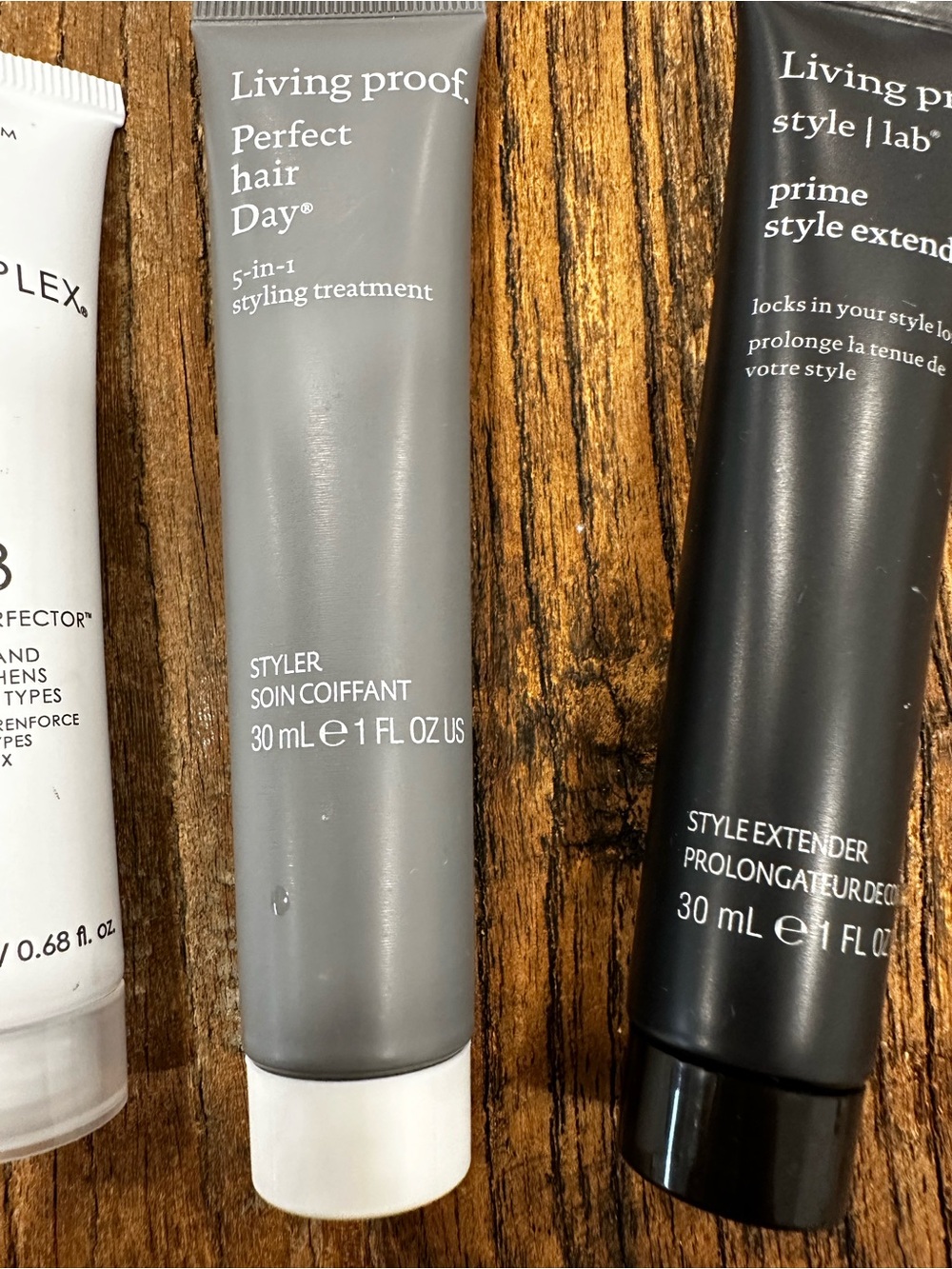 Olaplex No.3 + Living Proof Styling Treatment Trio - White, Gray, black -small - Picture 3 of 5